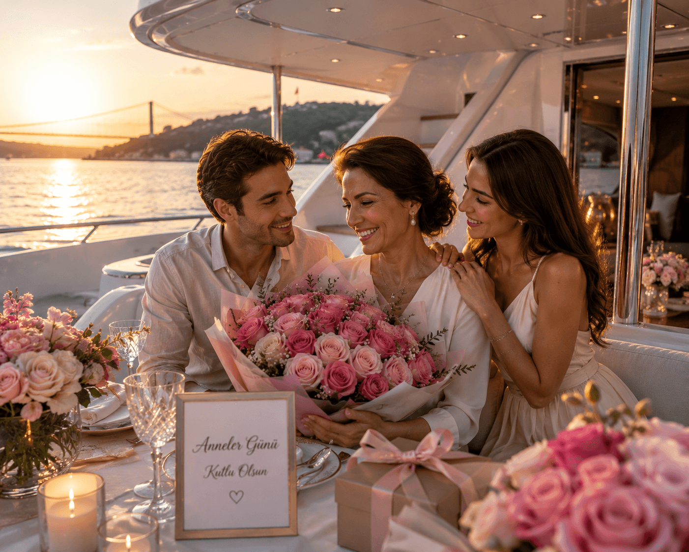 Mother's Day Celebration on a Yacht