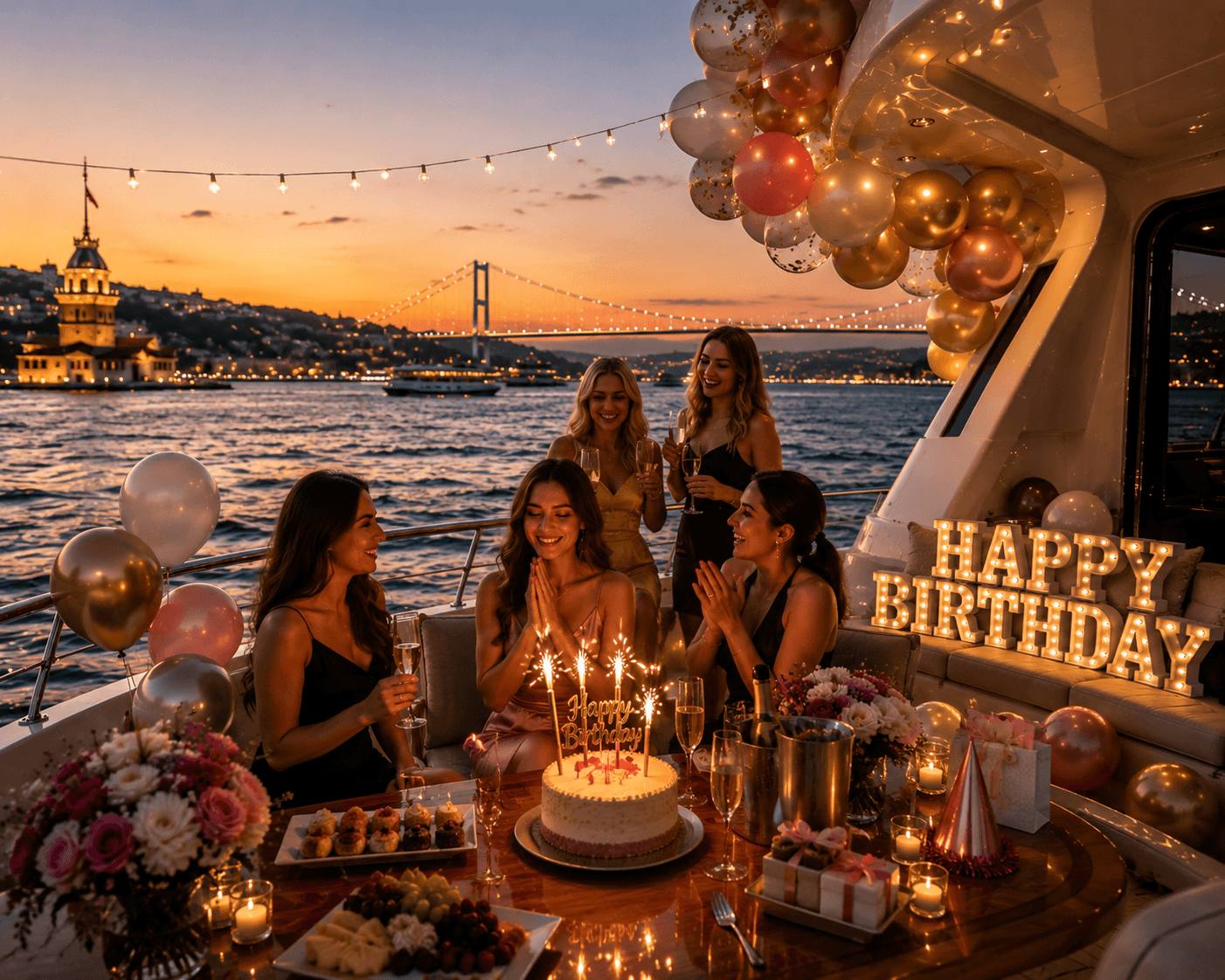 Birthday Party on a Yacht