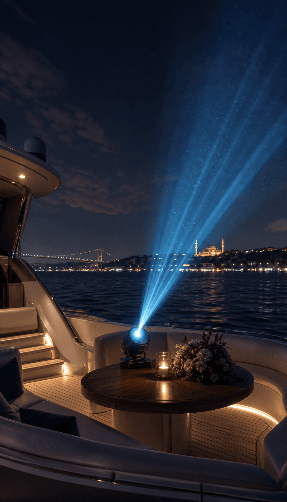 Laser Message Projection